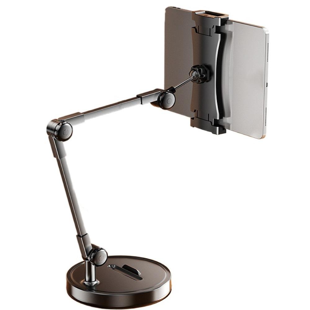 Stable Base Telescopic Phone Stand 360° Rotate Desktop Phone Holder Tablet Stand Live Learning