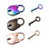 with Key Jewelry Box Zinc Zinc Zinc Alloy Travel Wedding Hardware Bear Head Lock Locks Archaize Padlock