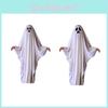 Halloween Ghost Cape Premium Quality Dress-up Prop Black-eyed Ghost For Boys And Girls