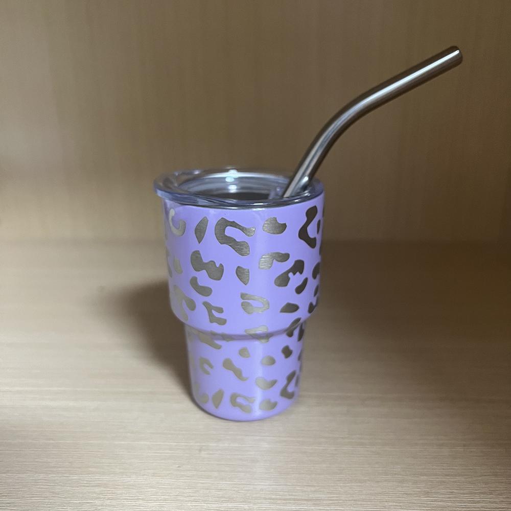 1 Piece 2oz Mini Portable Stainless Steel Coffee Juice Hot And Cold Drinking Cup Suitable For Bar Travel And Camping