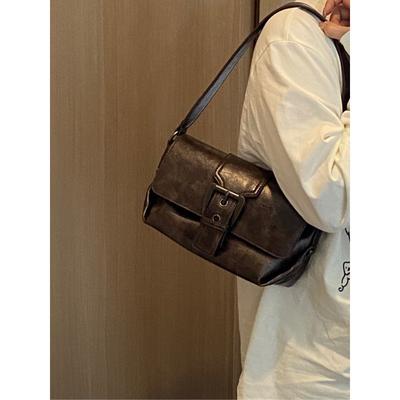 Wasteland Style Retro Underarm Bag Women's New High-end Fashion Versatile Shoulder Messenger Bag Commuter Bag