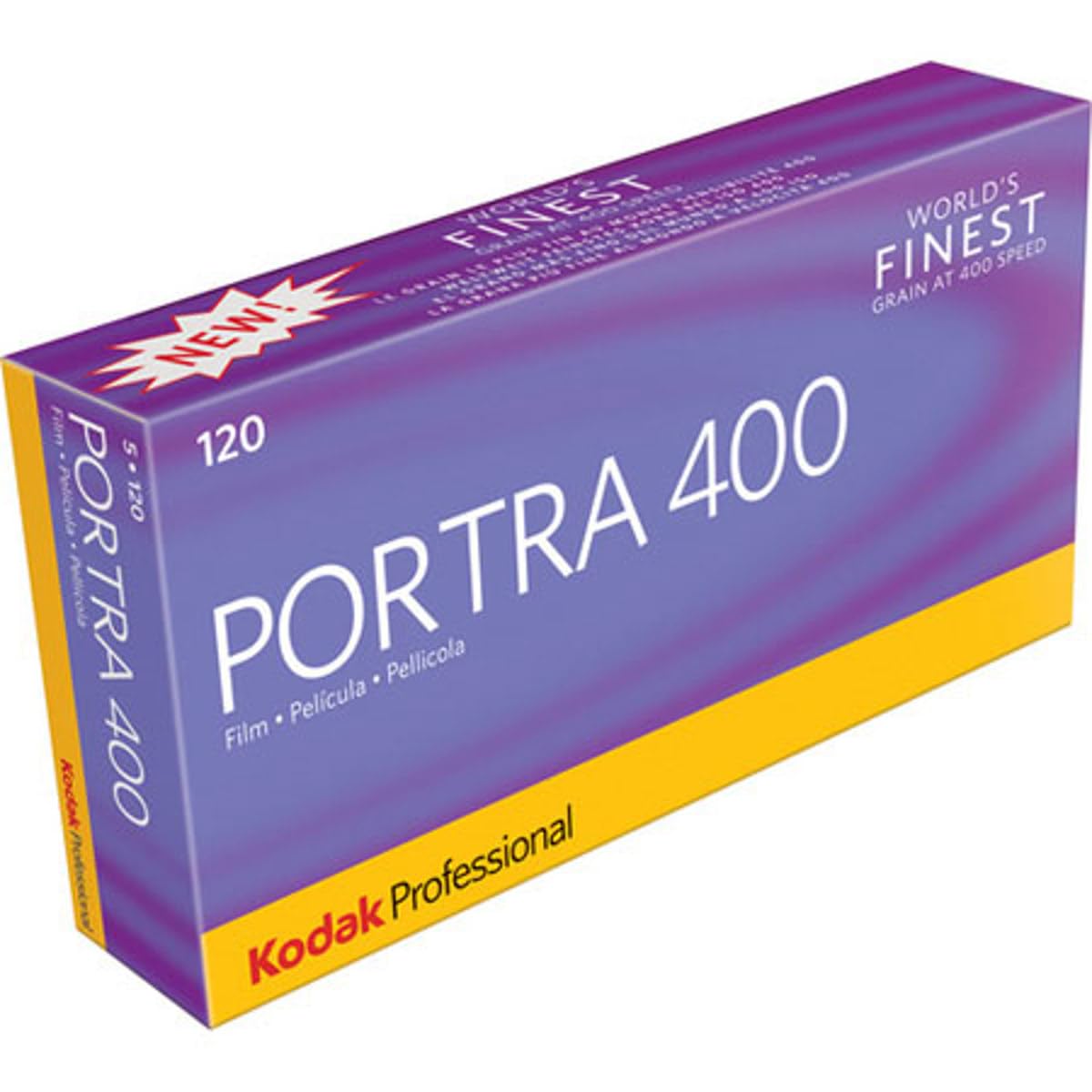 

Kodak Color Negative Film Professional Portra 400 120 5 Pack 8331506
