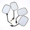 Motorbike Rear Mirrors with Streamlined Design for Reduced Wind Resistance