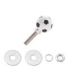 4x Custom SOCCER License Plate Bolt Screw Plastic Motorcycle Chopper Trike