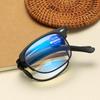 Portable Foldable Reading Glasses Anti Blue Light Vintage Eyewear for Men Women +1.0 to +4.0
