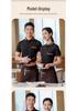 Stylish Short-Sleeved Logo Work T-shirt for Catering & Cafe Staff