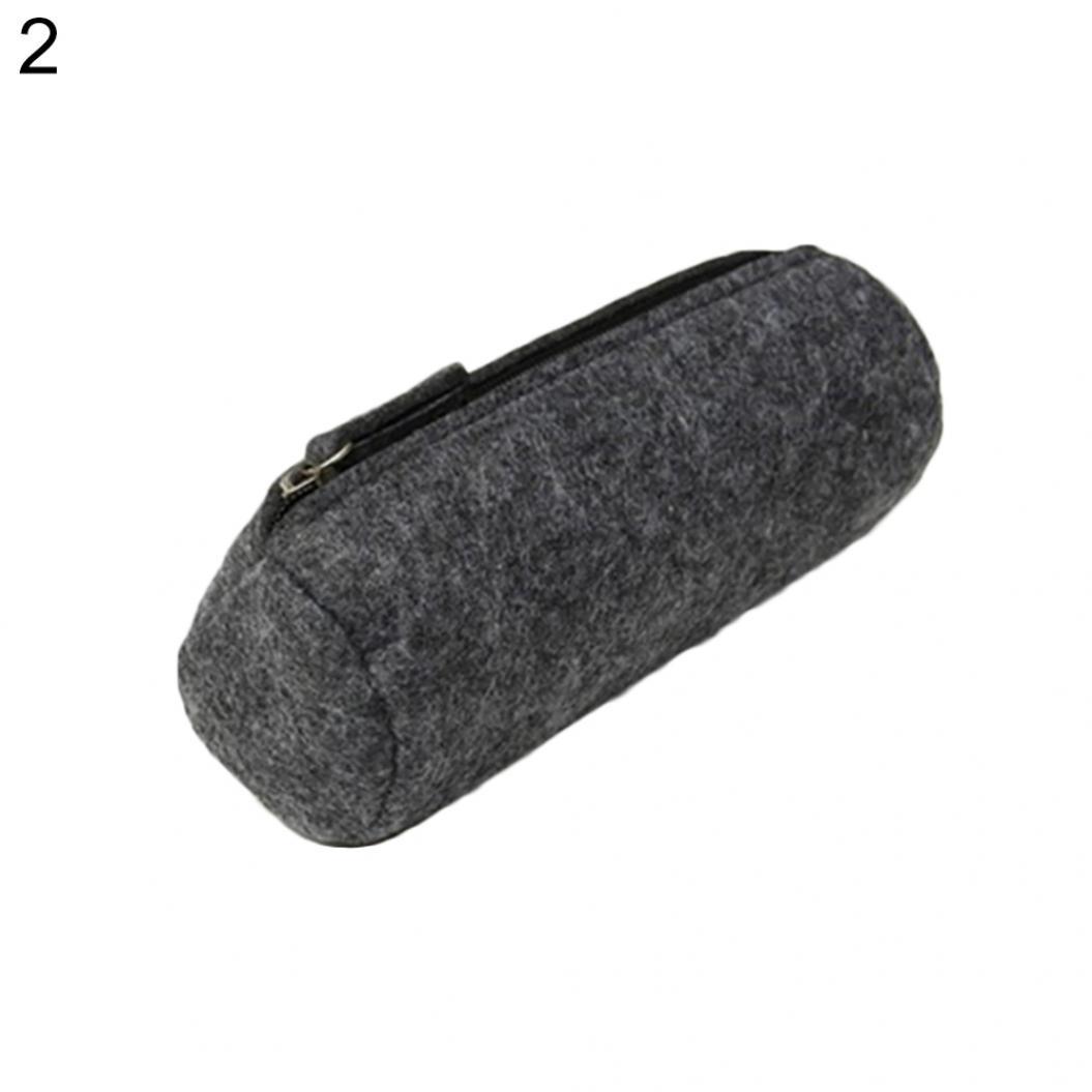 

Простая войлочная косметичка чёрный