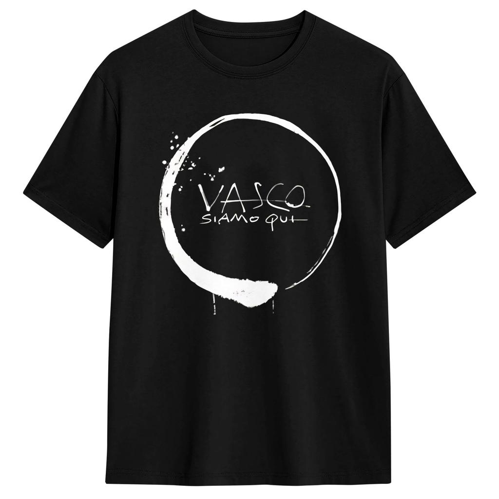 Casual Vasco Music TShirt Unisexs Cotton Short Sleeve Crewneck Summer Clothing