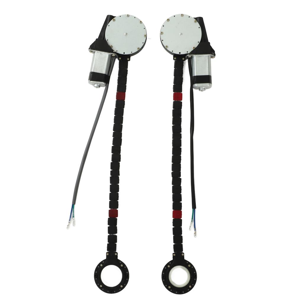 12V Power Window Lift Regulator Conversion Kit with Power Harness Universal for 2 Door Pickup Trucks Vans SUVs