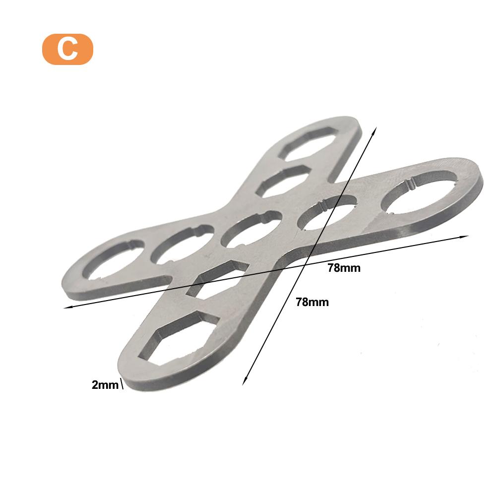 Dental High-Speed Turbine Back Cover Removal Wrench Multi-Functional Maintenance Implant Motor Wrench Tool