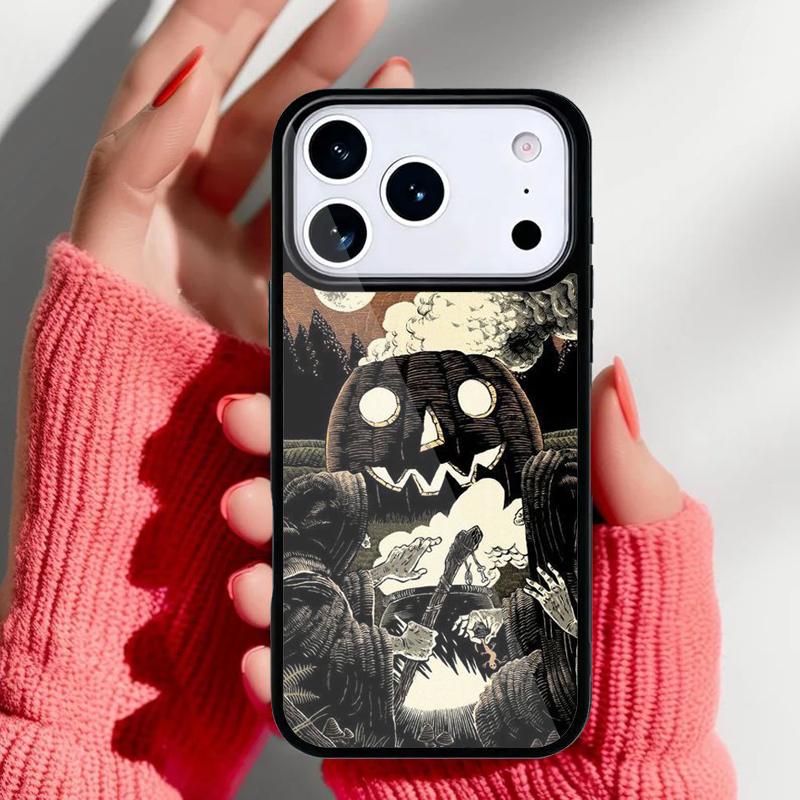Vintage Halloween Phone Case for iPhone 17 Air 16e 15 14 13 Pro Max Back Cover for 12 11 Pro Coque
