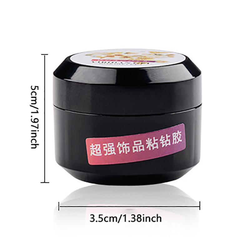 20Ml Strong Solid Nail Rhinestone Glue No-Wipe Jewelry Adhesive Gel Diamond Crystal Gems Bling Soak Off Tips Glue Manicure Tools