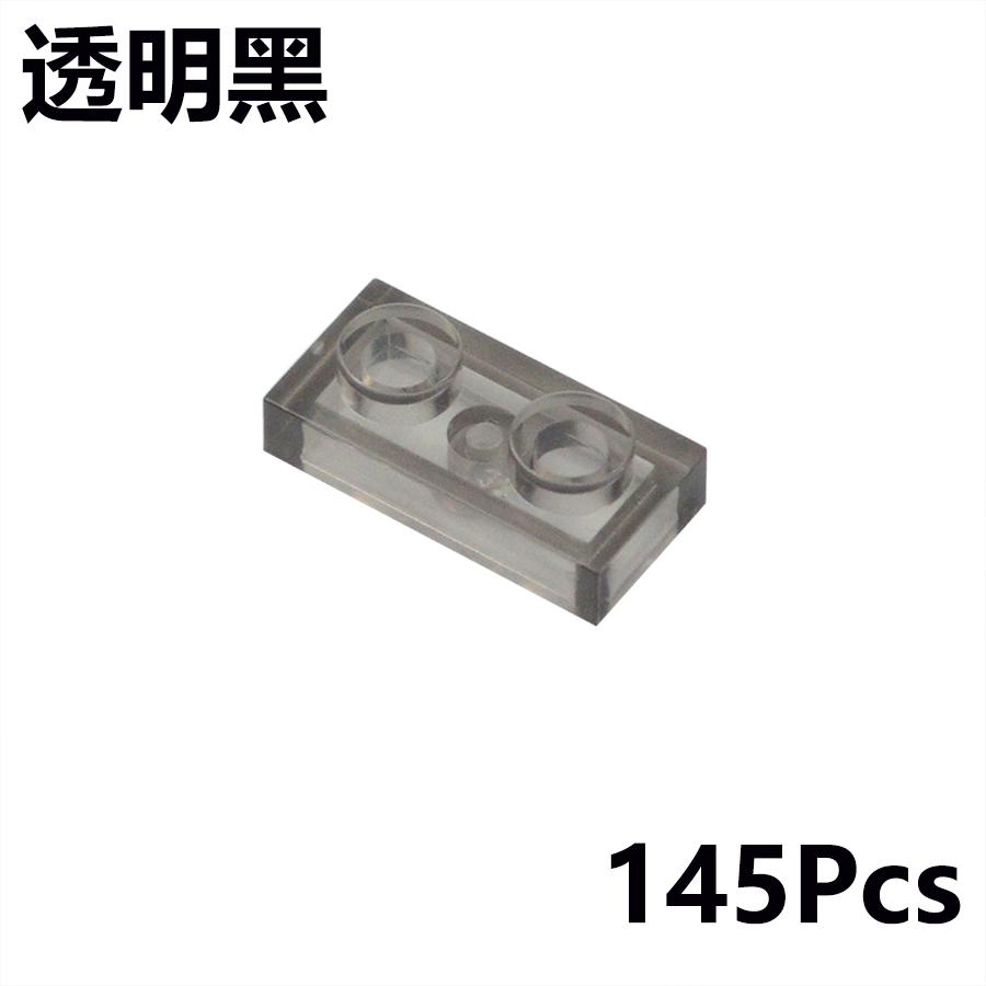 145Pcs DIY Thin Building Blocks Transparent Bricks 1x2 Dots Educational Creative Size Figures Kid Toys Compatible With 3023