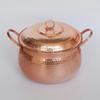 Purple Copper Handmade Pure Casserole with Thick Kitchen Stew Pot with Cover Instant Noodles Hot Pot Large Capacity Soup Pot