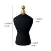 Jewelry Bust Stand Velvets Surfaces Alloy Structure Modern Design Trade Show Retail Display Accessories Organizers