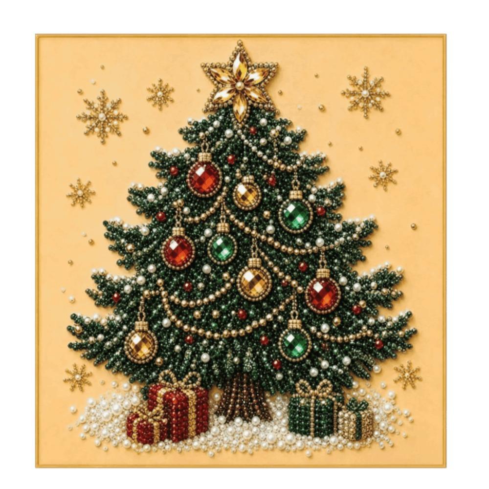 Wall Art Diamond Painting Kit Relaxing Activity DIY Craft Kit Christmas Holiday Decor