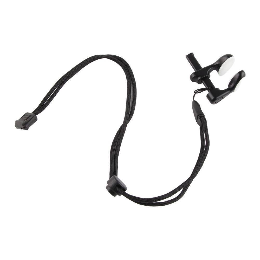 Aluminum Alloy Diving Nose Clip with Lanyard Adjustable Nose Clip Swimming Nose Plug Swimming