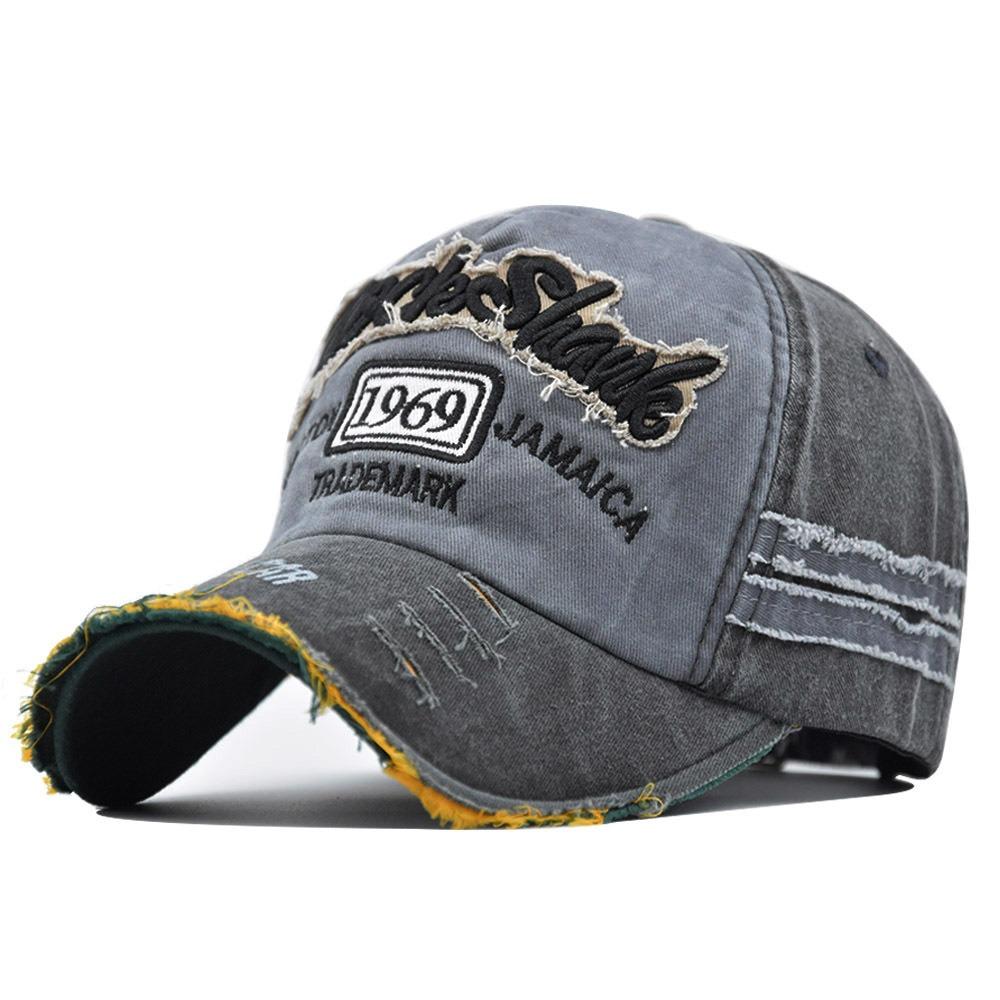 Letter Embroidered Baseball Cap Spring And Summer Men S/Women S Cotton Adjustable Peaked Cap Hip-Hop Style Street Baseball Caps