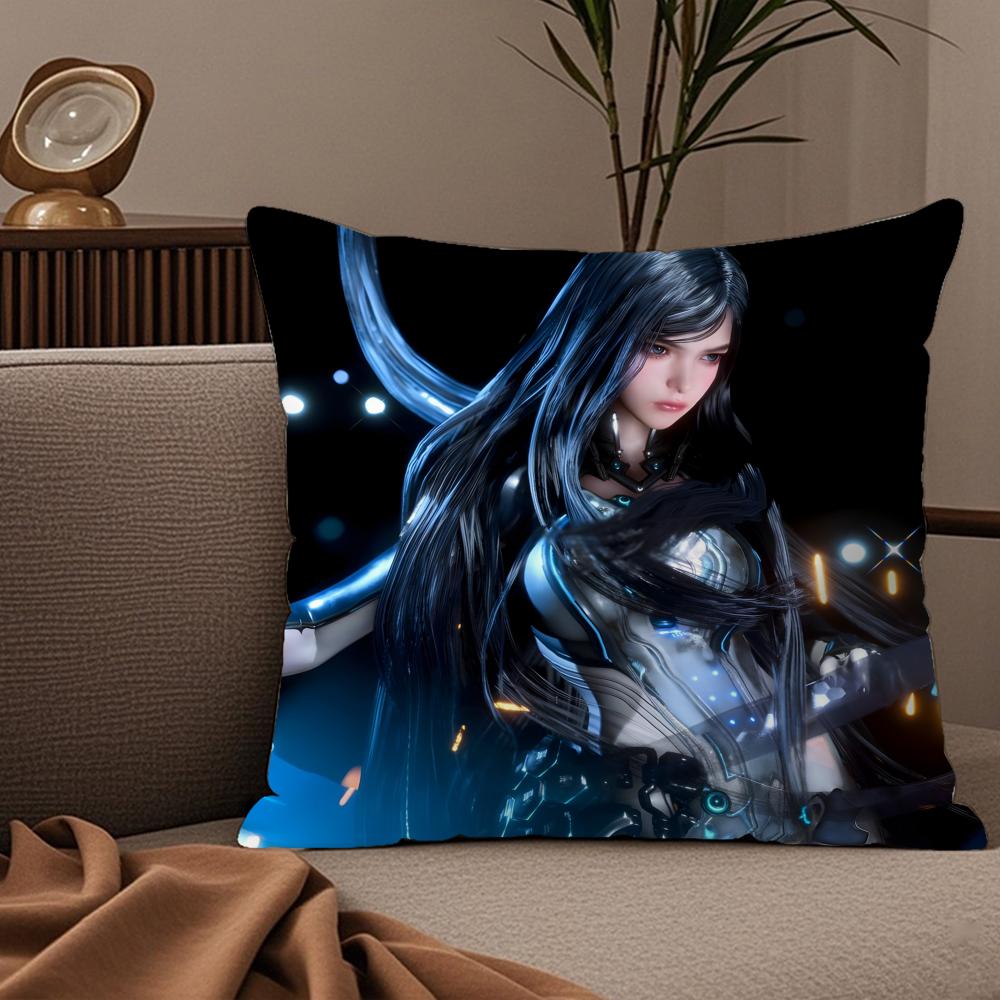 Stellar Blade Pillow Case Silky Elegant Comfort Sofa Bed Invisible Zipper