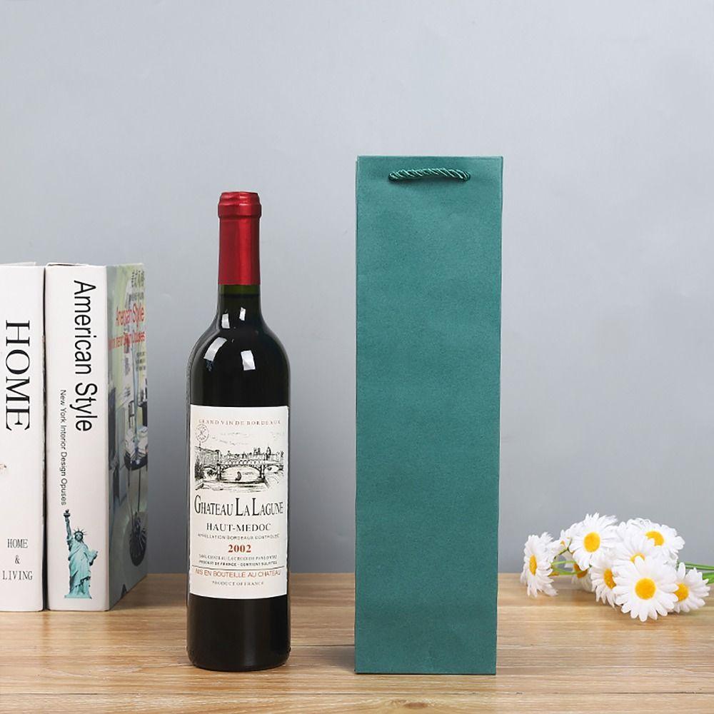 Gift Packaging Red Wine Gift Bag Champagne Drinks Carrier Packaging Handbag  Giveaways