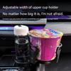 2 In 1 Car Cup Holder Expander For BMW5Series G60 2025 360 Rotating Car Cup Holder Multifunction Cup Holder Expander Accessories