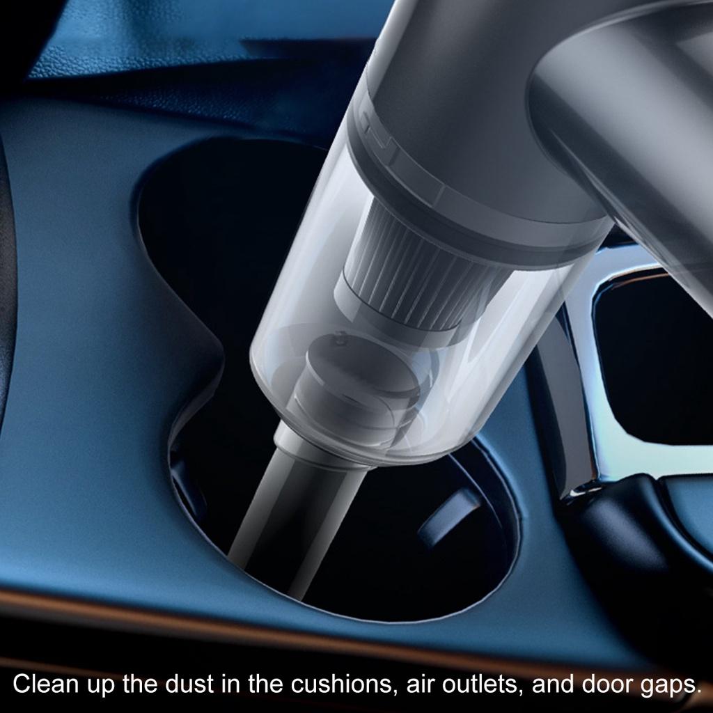 6000PA Handhold Mini Portable Car Vacuum Cleaner Air Duster for car USB wireless charging wet and dry Cleaner New 120W