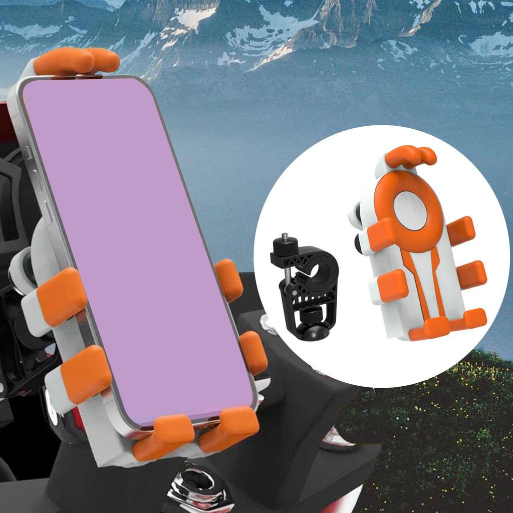 Bike Motorcycle Phone Holder Motorbike Accessories Degrees Rotatable Phones Stand for Outdoor Sport