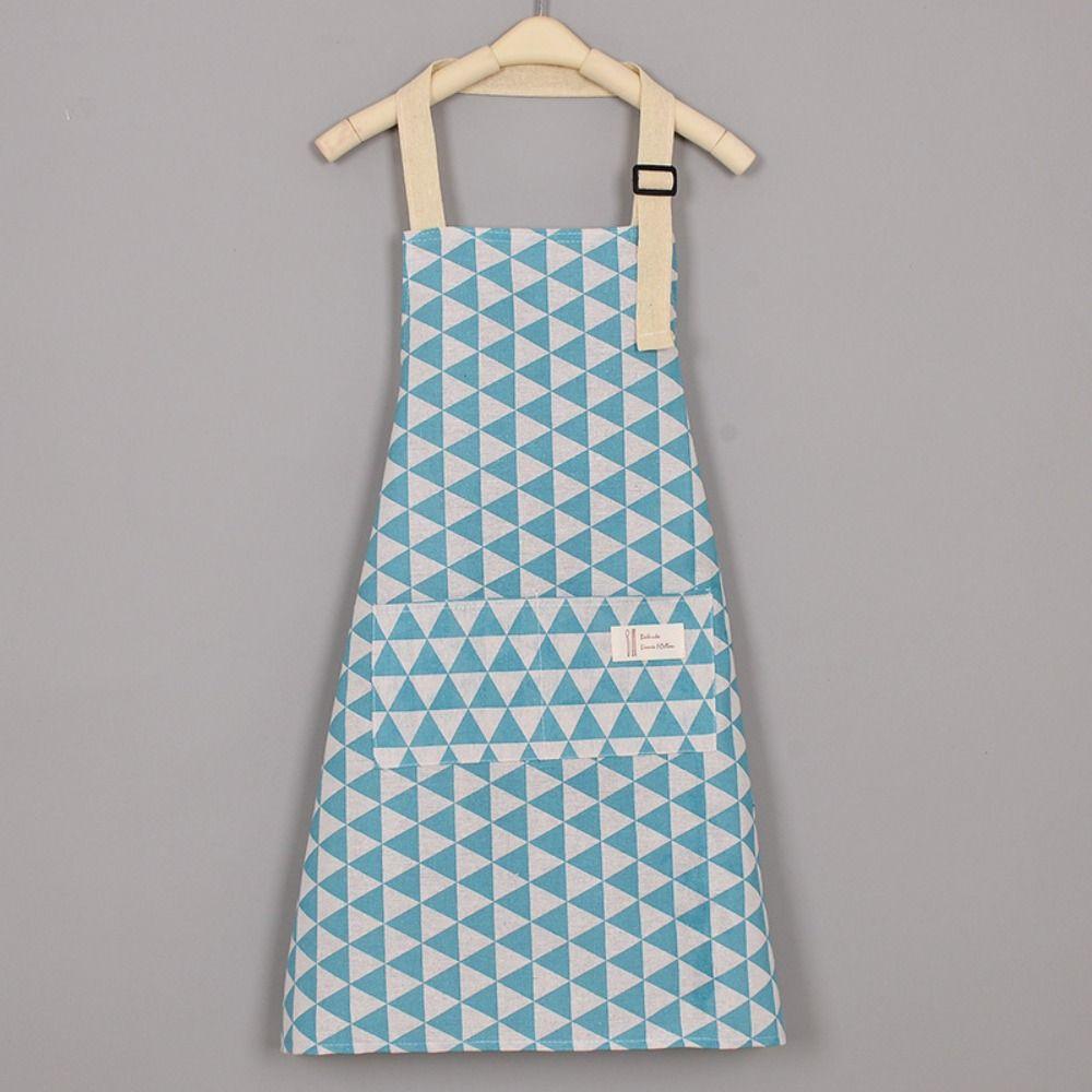 Breathable Kitchen Aprons Geometry Gardening Work Clothes For Cleaning Cooking Baking
