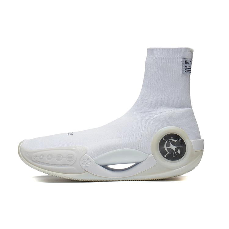 

Glare x Li Ning WOW 9 Way Of Wade 9 LS Abrasion Resistant Breathable High top Basketball Shoes Men s White ABCS073-3 53