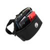 Motorcycle Handlebar Bag Storage Bag Mobile Phone Charger Waist Bag Black