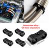 Pack of 4 Car Water Air Hose Separator Clamp Removable Anti-corrosive Hexagonal Fitting Adapter Bracket Accessories
