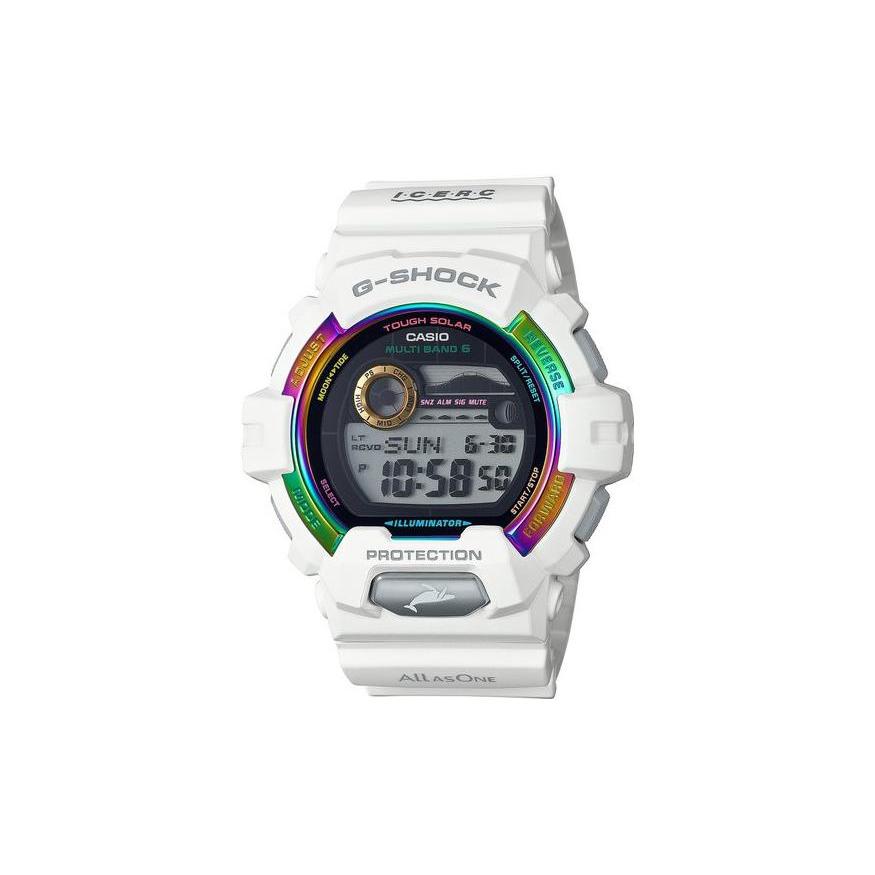 CASIO Unisex Gray Watch GWX-8904K-7JR GWX-8904K-7JR White Strap