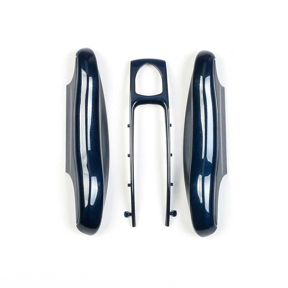 For Porsche Key Key Case Cayenne Macan 911 Paramela 718 Taycan Midnight Blue