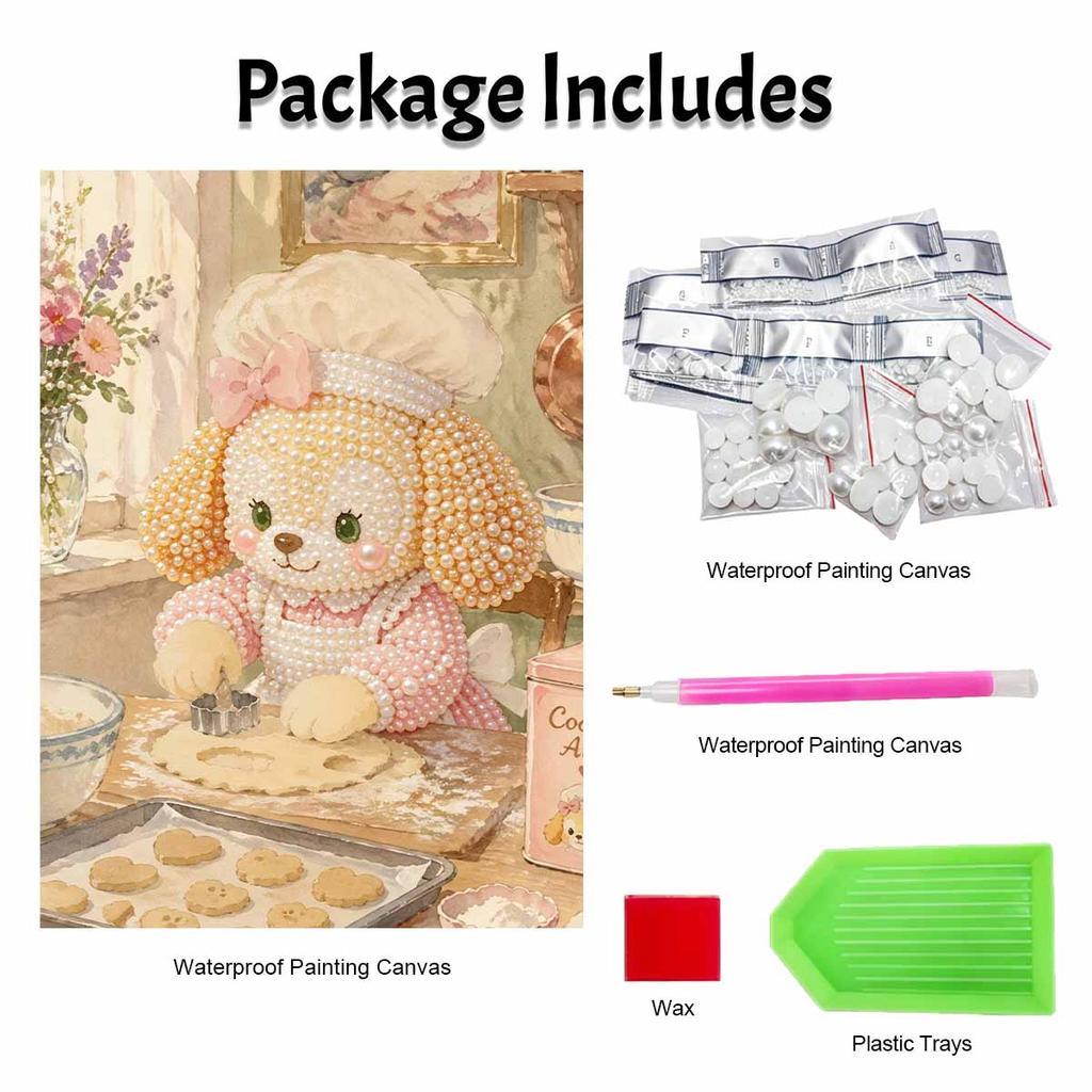 Disney Pearl Painting Painting Kit Baking Puppy Pearl Art Home Decor Handmade Gift