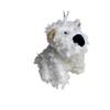 West Highland White Terrier Plush Toy Keychain Charm - Sloppy Lying Puppy Doll