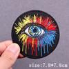 Skull Punk Embroidery Patches For Clothing Hip Hop Animal Patch Iron On Patches On Clothes Heart Sexy Patch For Clothes Stickers