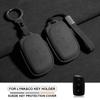 Wildleder Auto Schlüsselhülle Abdeckung Für Lynk&Co Lynkco Z20 Z10 Lynk Co Schutzhülle Schale Schlüsselanhänger Halter Schlüsselanhänger Zubehör