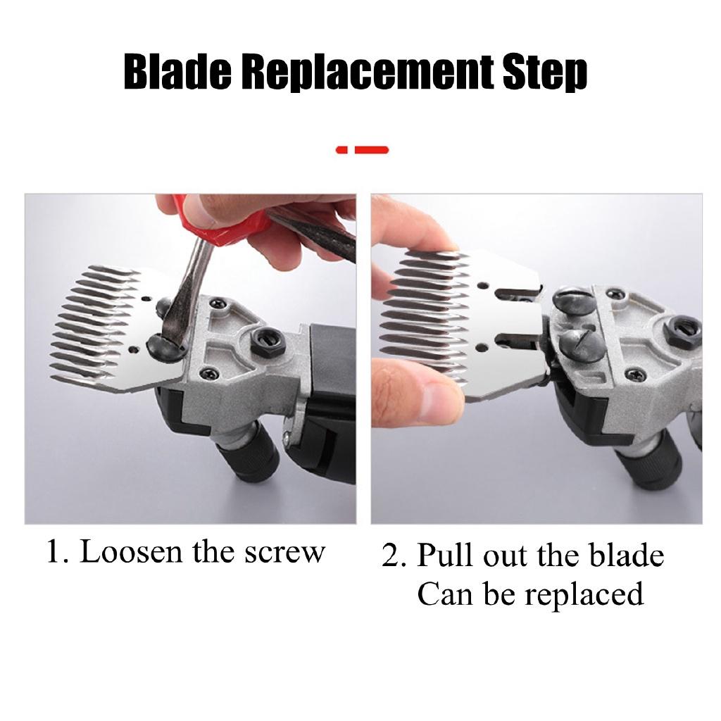 1000W 6 Speed Shear Wool Cut Goat Pet Animal Shearing Cut Machine Farm 13 Teeth Electric Sheep Pet Hair Clipper Shearing Kit