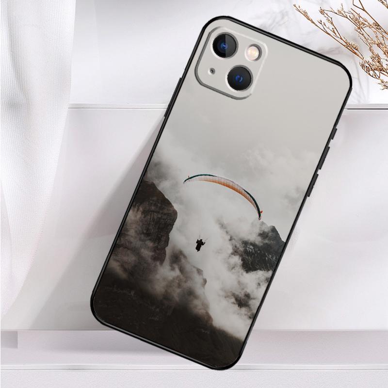 Paragliding Sport Phone Case For iPhone 14 13 12 11 16 15 Pro Max Plus Mini 7 8 X XR XS Max Soft Cover