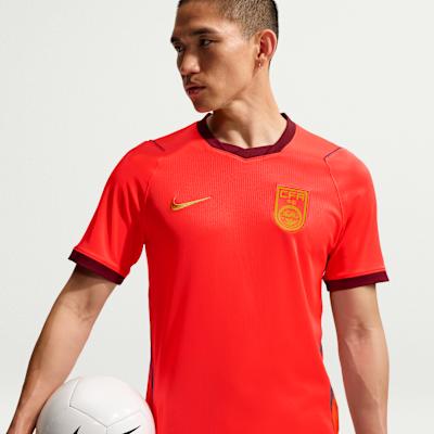 Nike Dri Fit Soccer Jerseys Men s Bright Dark Red/Team Red/Dark Royal XL