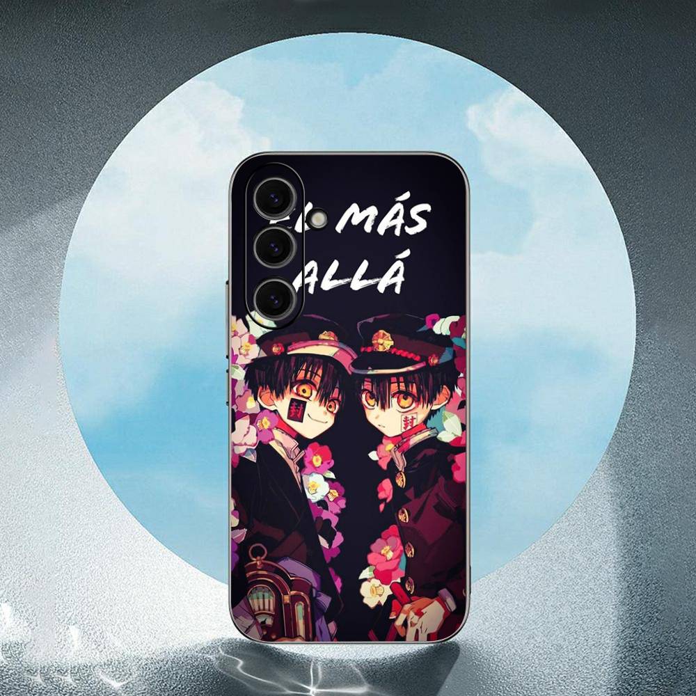 Animation Toilet Bound Hanako Kun Yugi For Samsung Galaxy S23 S24 S25 Ultra S22 Plus S21 Black Soft Case Waterproof Soft Case