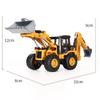 Giocattoli Inertiali da Ingegneria in Metallo Pressofuso per Bambini, Trattore in Lega, Escavatore, Bulldozer, Camion per Bambini, Modello di Veicolo per Bambini, Regalo