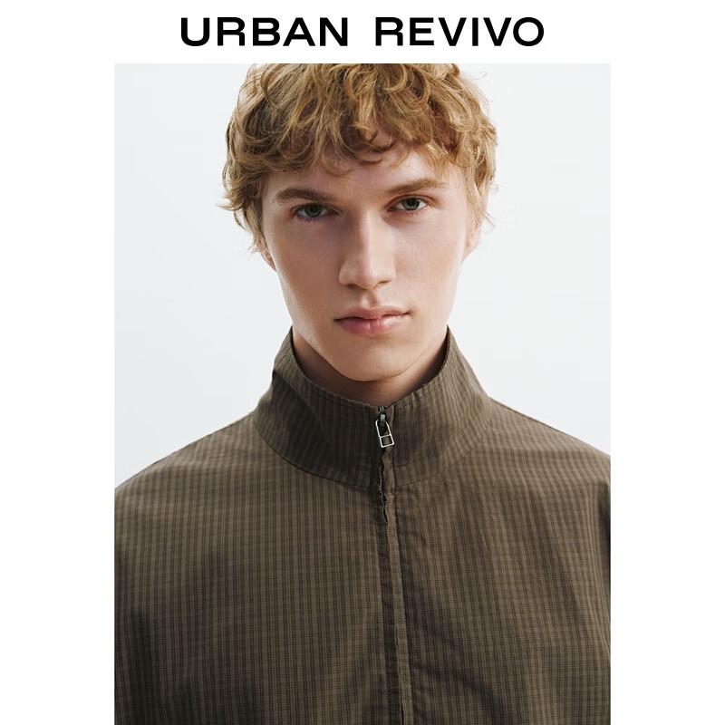 UR 2025 Men's Retro Plaid Loose Jacket