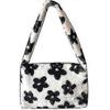 Flower Clutch Bag Plush Furry Handbag ,underarm Purse,crossbody Purse