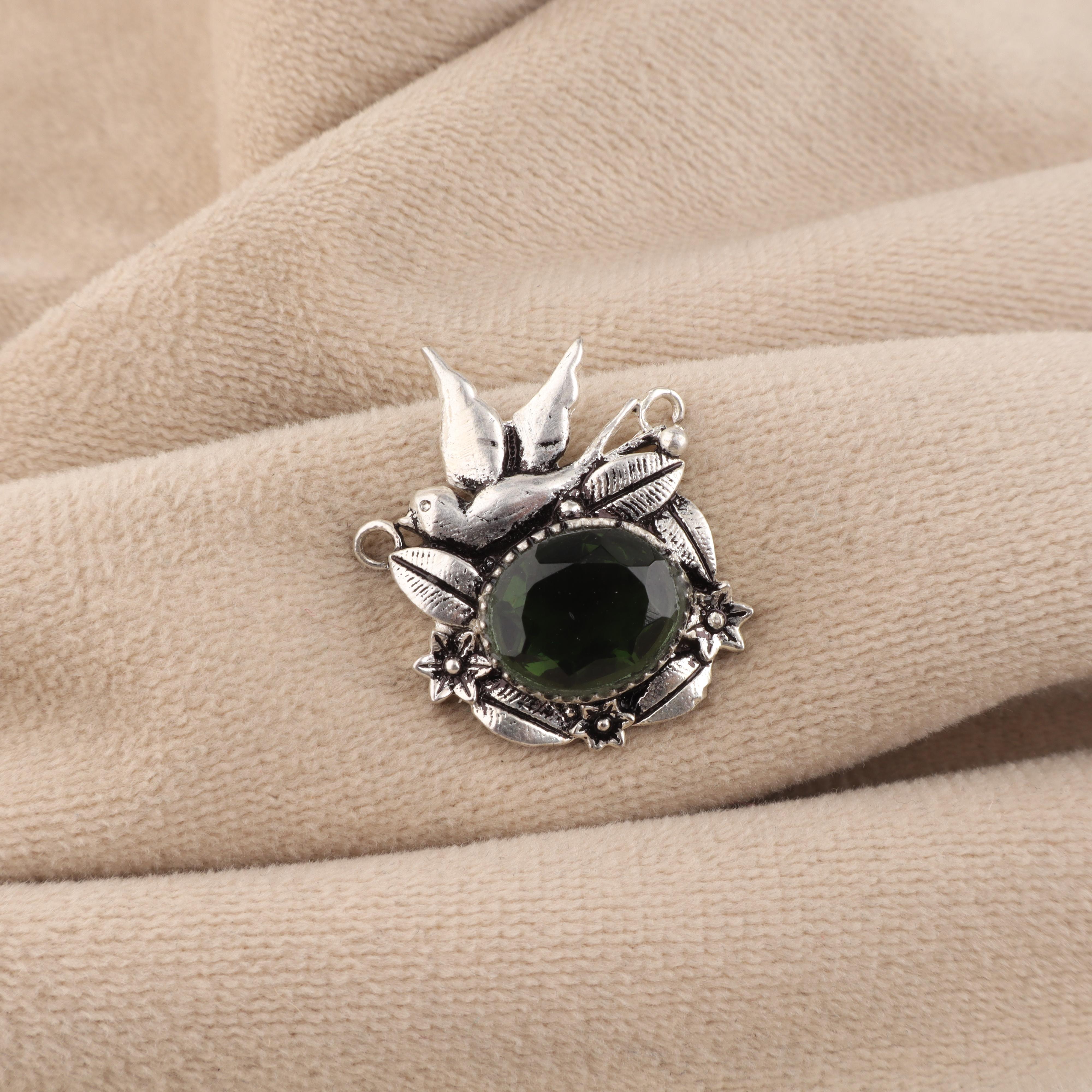 

Green Tourmaline Gemstone 925 Sterling Silver Partywear Pendant 0.5 Women Jewelry Wedding Gift For Her CP-43-8