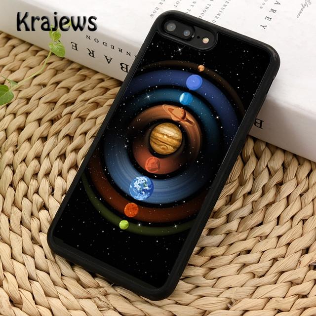 Krajews Solar System Planet Constellations Phone Case For iPhone 17 Air 16 15 14 plus 11 12 13 pro max coque Fundas