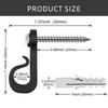 Practical Sturdy Plastic Gutter Hook Portable Accessory for Outdoor Use for Hanging Designs Christmas Light and More