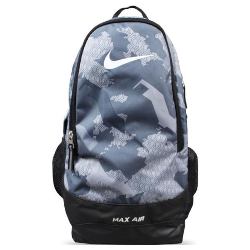 Nike Polyester Backpack Regular Unisex Black/Blue Casual BZ9696-457
