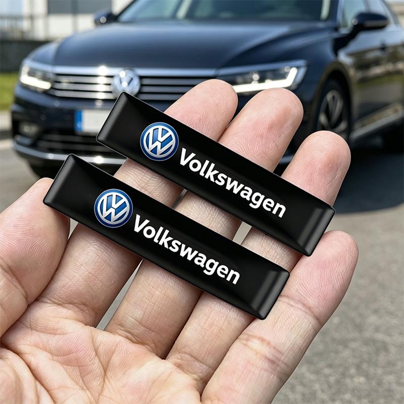 BIG1 3D Epoxy Car Interior Exterior Decoration Sticker For VW Golf Polo Tiguan Touran Jetta Passat CC T5 GTI Scirocco Magotan T-Cross