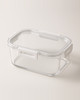 Transparent Sealed Storage Box Microwaveable Useful Dining Room Kitchen Refrigerator Food Storage Container
